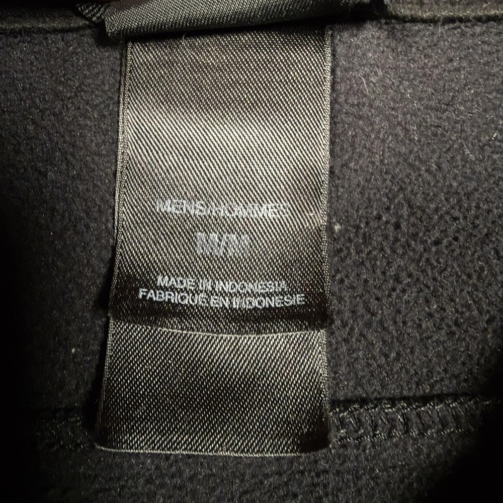 The‎ North Face Apex Jacket Mens Medium Black Full Zip Softshell Windbreaker - Picture 4 of 12